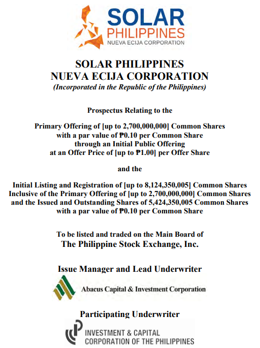 SOLAR PHILIPPINES NUEVA ECIJA CORPORATION(SPNEC) IPO REVIEW 2