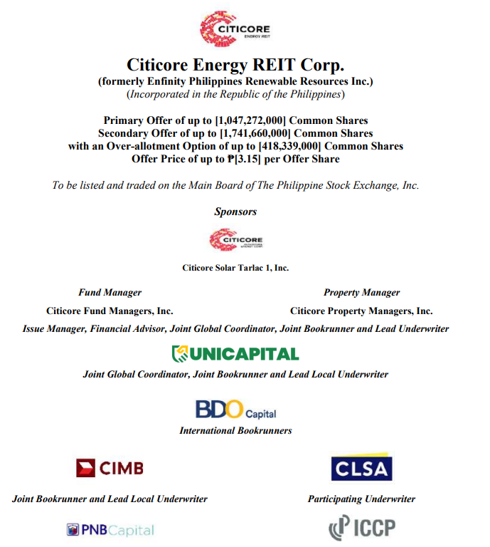 Citicore Energy REIT Corp (CREIT) IPO Review 2